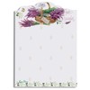 Lissom Design Full Color Sticky Notepad, 4.5 x 4.38-inches, Lavender Allure