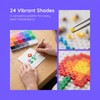 MUNUOSIKEJI 2.6mm Mini Fuse Beads Set, 24 Colours, 12,000 Pcs,