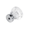 16PCS 25mm Diamond Shape Acrylic Knobs Furniture Drawer Cabinet Cupboard