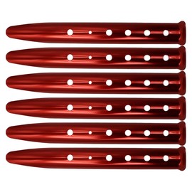 Nicear Tent Pegs Metal Heavy Duty Sand Snow Stakes U-Shaped Camping Pegs Ground Tent Nails for Camping Picnic Beach 31cm