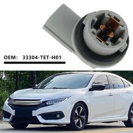 OTOTEC 2 Pieces Side Marker Light Lamp Holder Replacement Part 33304-TET-H01 Compatible with Honda Civic 2016-2021 Plastic Grey