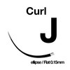 Ellipse Lashes 0.15mm Thickness J Curl Length 14mm Ellipse-Shaped Individual