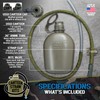 US Military Canteen Straw Kits (OD Green with Canteen)