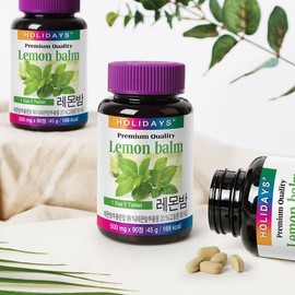 Lemon balm extract powder, high content of 99% or more lemon balm, 2 bottles, 6 months' supply / 레몬밤추출분말 레몬밤 99% 이상 고함량 2병 총6개월분