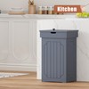Function Home Trash Can Cabinet, 13 Gallon Kitchen Garbage Can,