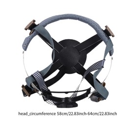 Qianly 4 Point Hard Hat Replacement Ratchet Suspension Construction Hard Hat Liner Directly Replace, Knob Adjustment