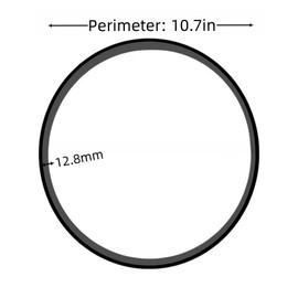 Hufopik Replacement Belts suitable for Bissell ProHeat 2X Revolution Pet (Pro) Carpet Cleaner Model 1548,1551,1986,1964, 2007, 2007P, 1550 Series, Compared to Parts 1606428 (Pack of 3)