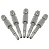 LDEXIN 10Pcs Magnetic Pentagon Head Screwdriver Bits 1/4" Hex Shank