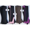 Adult Unisex Horse Riding Equestrian Half Chaps Amara Fabric (Pink,