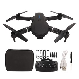 E88PRO RC Aerial Drone HD 4K Dual Camera Altitude Hold Headless Mode Trajectory Flight Foldable Drone with Built in 1800mAH Battery
