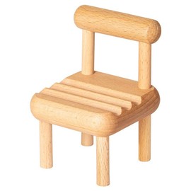 Creative Wooden Phone Stand | Mini Chair-Shaped Phone Holder | Stylish and Portable Desktop Stand Accessories Compact Cellphone Smartphone