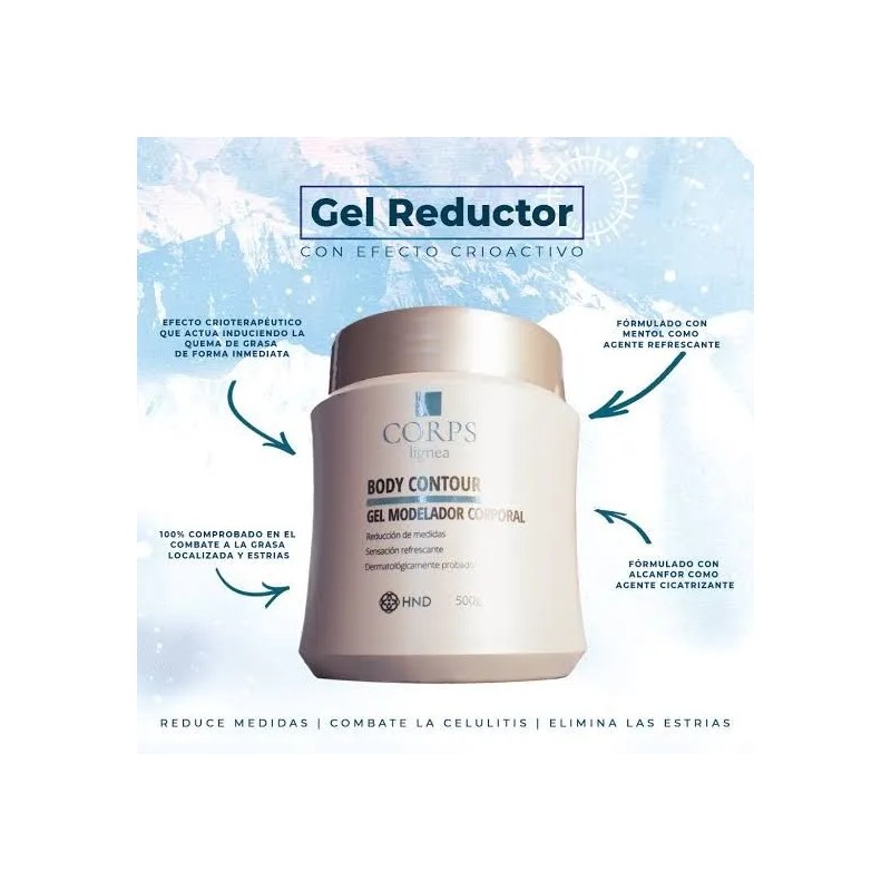 2 Gel Cryoactive Reductor Hinode + Mascarilla Facial Mentol