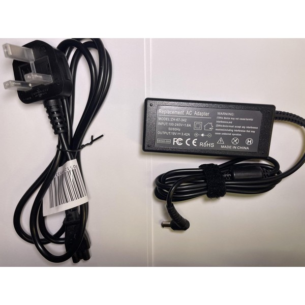 Replacement for AC-DC Power Adaptor for 19V 3.2A 65W LG