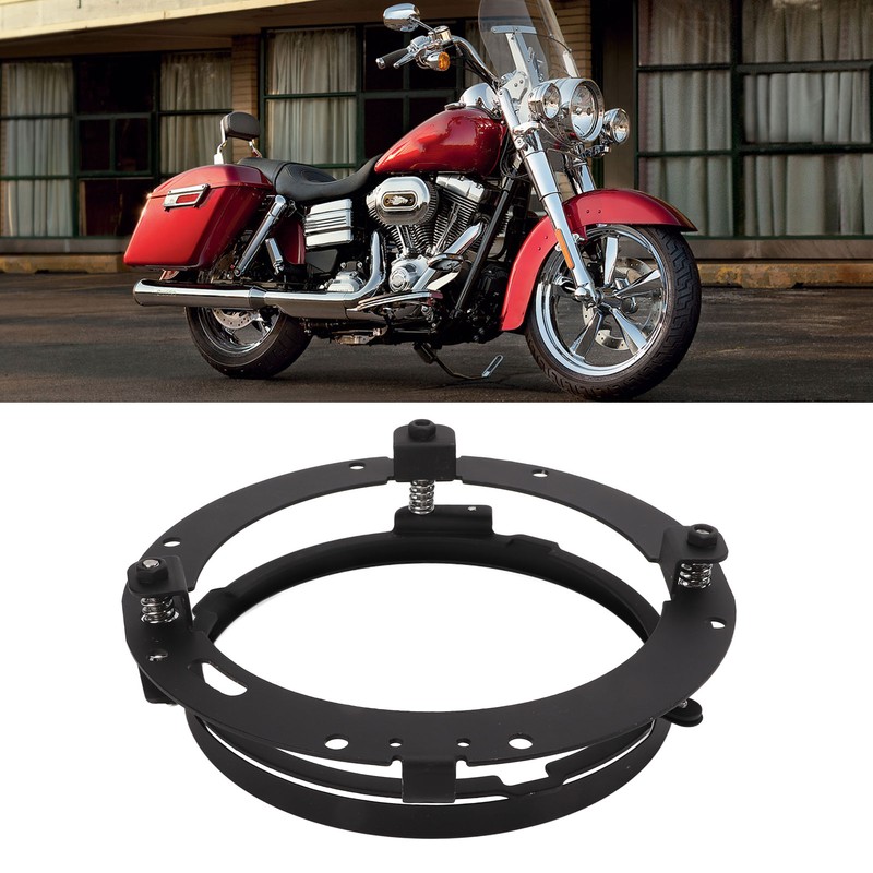 7 Inch Motorcycle Headlight Adapter Round Mounting Ring Bracket Head