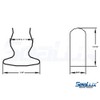 SeaLux Pair Stainless Steel Boat Hook Spring Clamp Holder Bracket