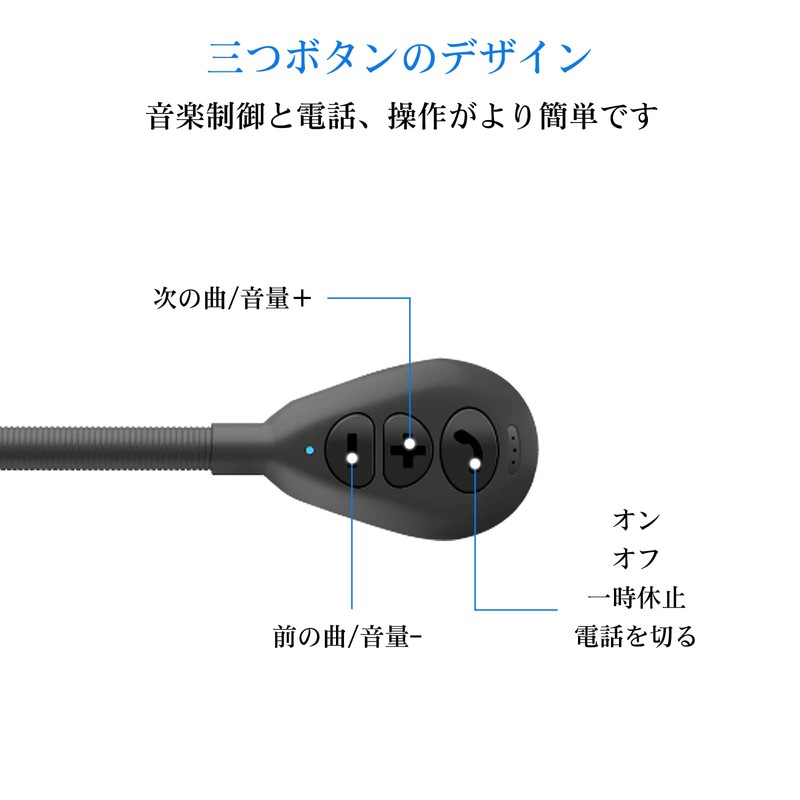 SETHDA Motorcycle Earphones, Incom, Bluetooth 5.0, Auto Reception Wireless Earphones,