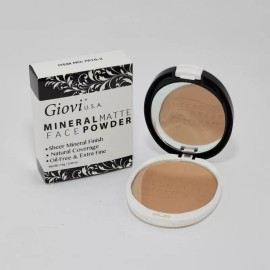 Giovi USA Mineral Matte Face Powder Sheer Finish Extra Fine # 7612-2 Ivory Color