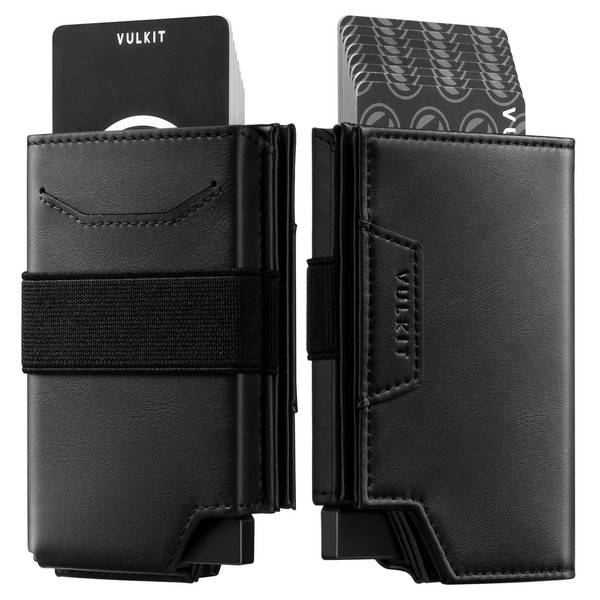 VULKIT Card Holder Minimalist Wallet for Men Pop Up Card