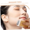 BIUDECO Jade Roller Facial Massage Tool Natural Wood Portable Skin