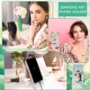 NIHO-JIUMA Diamond Art Phone Stand Kits, 2pcs Diamond Painting Phone