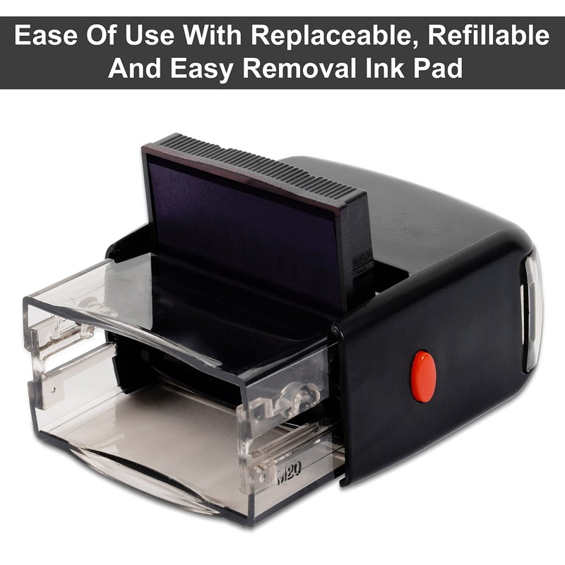 Printtoo Self Inking Rubber Stamp Office Stationary Original Custom Stamp-Blue