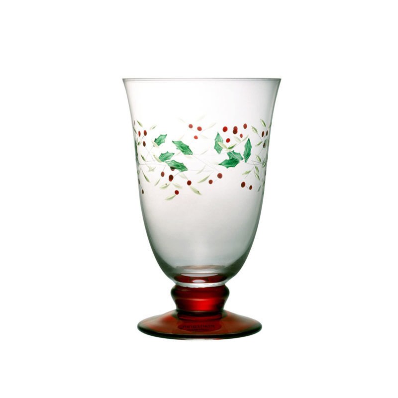 Pfaltzgraff Winterberry Wine, 14oz Goblet, Multicolor