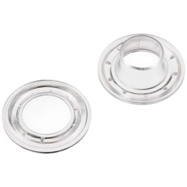 TRUSCO(トラスコ) 両面ハトメ プラスチック製 10MM 20組入り