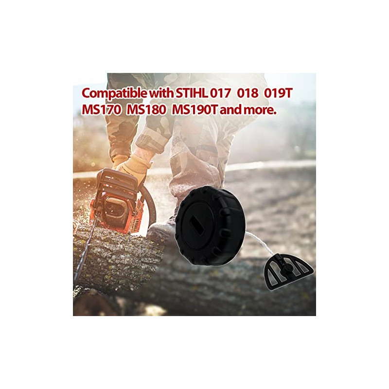 2 Pieces Fuel Tank Gas Cap Oil Filler Cap Replacement