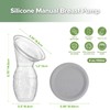 haakaa 100 ml Silicone Breast Pump with Lid, Transparent Manual