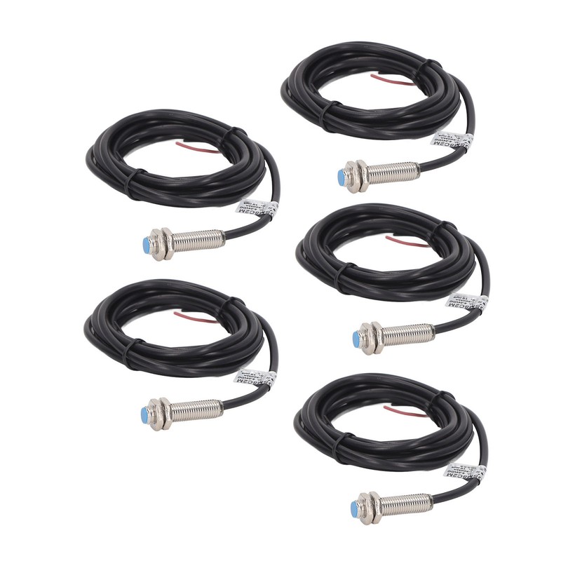 5Pcs Proximity Sensor Approach Switch 4‑24VDC NPN Normally Open for
