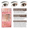 Paleta De Maquillaje De 68 Pcs Con Labial De Larga