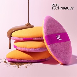 Real Techniques Miracle 2in1 Powder Puff Duo / 리얼테크닉스 미라클 2in1 파우더 퍼프 듀오