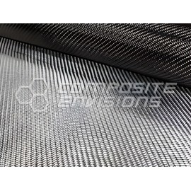 Toray Silver Aluminized Carbon Fiber Fabric 2x2 Twill 3k 6oz/203gsm Toray T300-Sample