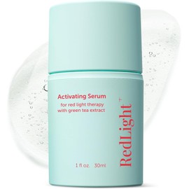 Berkland Suero Activador Con Terapia De Luz Roja: Potencia Los Efectos Y Reduce Las Arrugas Con Este Suero Hidratante Facial Suero De Té Verde Rutina De Cuidado Facial Hidratante Suero De Ác