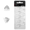 10 Stück Hörgerätekuppeln, 6mm Silikon Ersatz-Ohrstöpsel für Hörgeräte Kompatibel mit