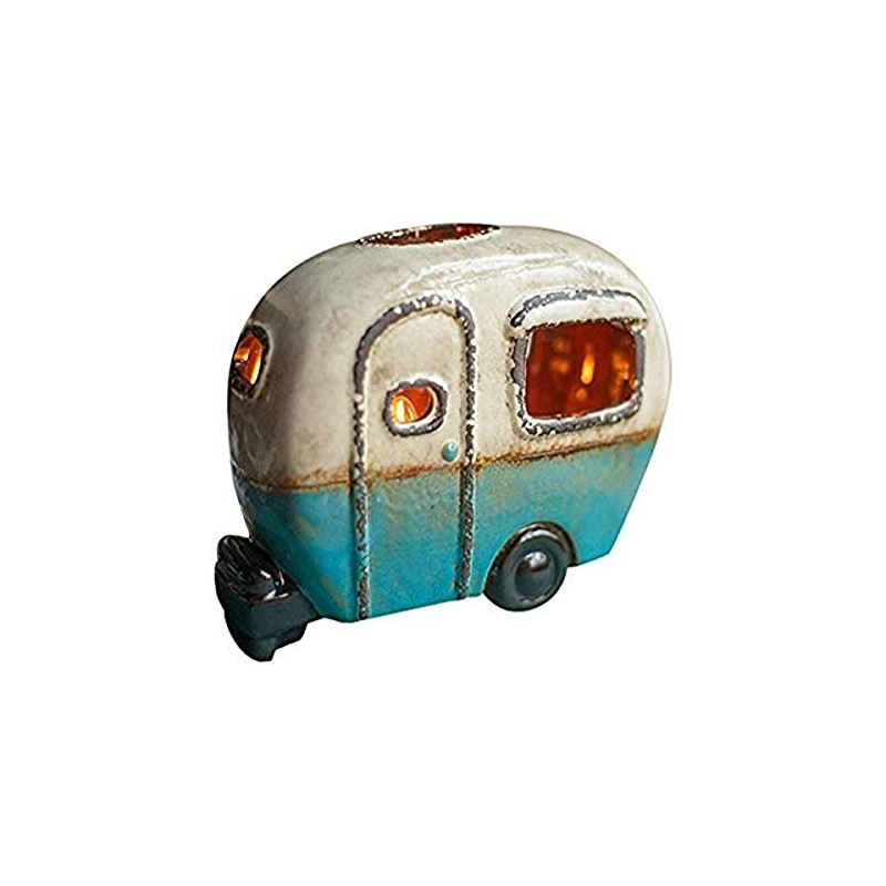 Glenna Jean Happy Camper - foco de vela de cerámica