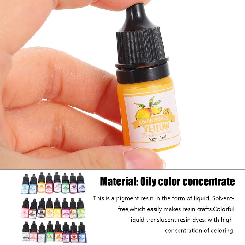 Gadpiparty Colors Epoxy Resin Pigment Each UV Resin Dye for