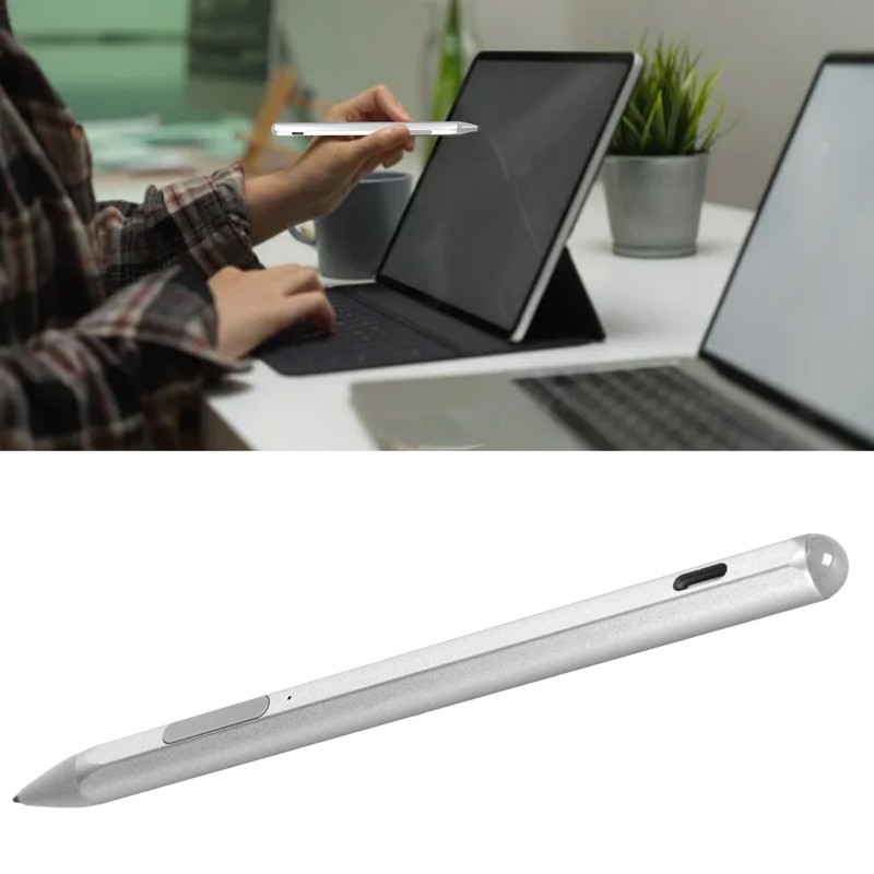 Laptop Stylus Pen with 3 Replacement Nibs Palm Rejection Rechargeable
