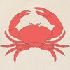 CafePress Red Crab Tote Bag Natural Canvas Tote Bag, Reusable