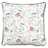 Evans Lichfield Festive Robin Cushion Cover, Bottle Green, 43 x
