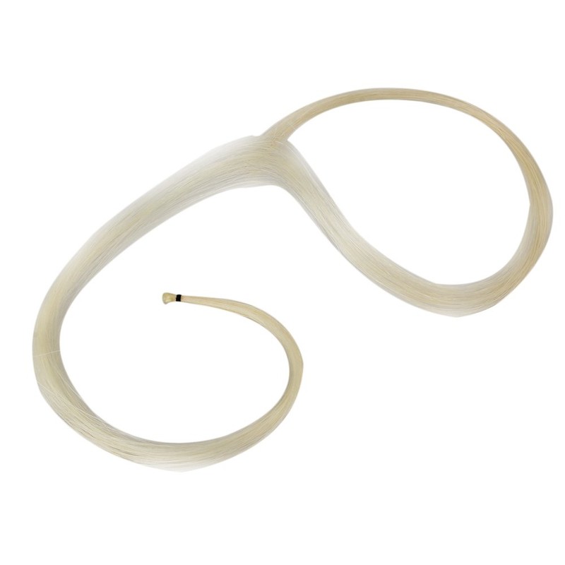 BQLZR White 2 Hanks Professional Violin Bow Hair Mongolian