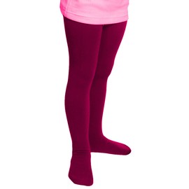 Good Deal Market 2 Children's Thermal Leggings or Thermal Tights with Fluffy Inner Fleece 110/116 to 146/152, 2 x thermal tights blackberry