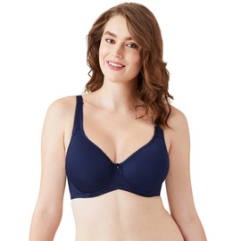 Wacoal - Brasier básico de Belleza para Mujer, Iris Negro, 42DD
