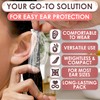 200 Pcs Ear Covers for Shower - Lightweight Disposable Ear
