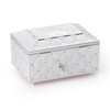 Lenox Childhood Memories Black Ballerina Jewelry Box, Silver/Pink