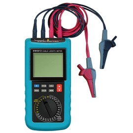 allsun Digital Electric Cable Resistance Tester Cable Wire Length Meter Ohm Resistance Meter Up to 30KM/100000 ft Measured in m㎡(NOT AWG)