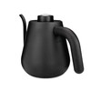 Soma Stainless Steel Gooseneck Coffee & Tea Kettle, Black, 1