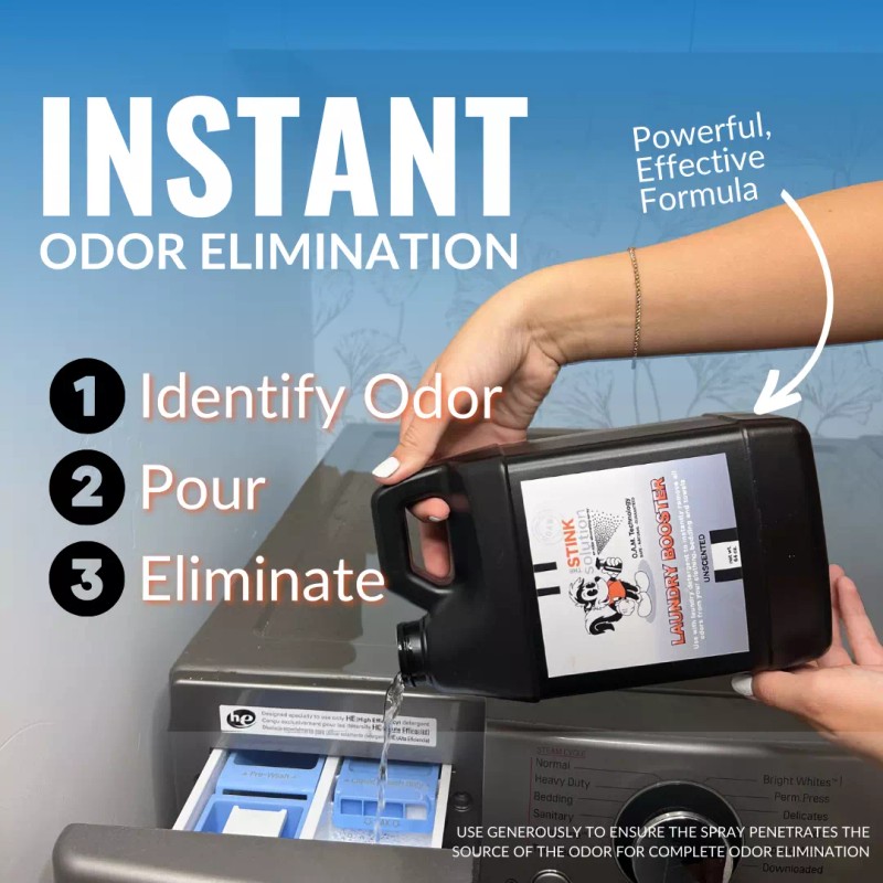 The Stink Solution Laundry Booster Deodorizer Bamboo Teak - 1