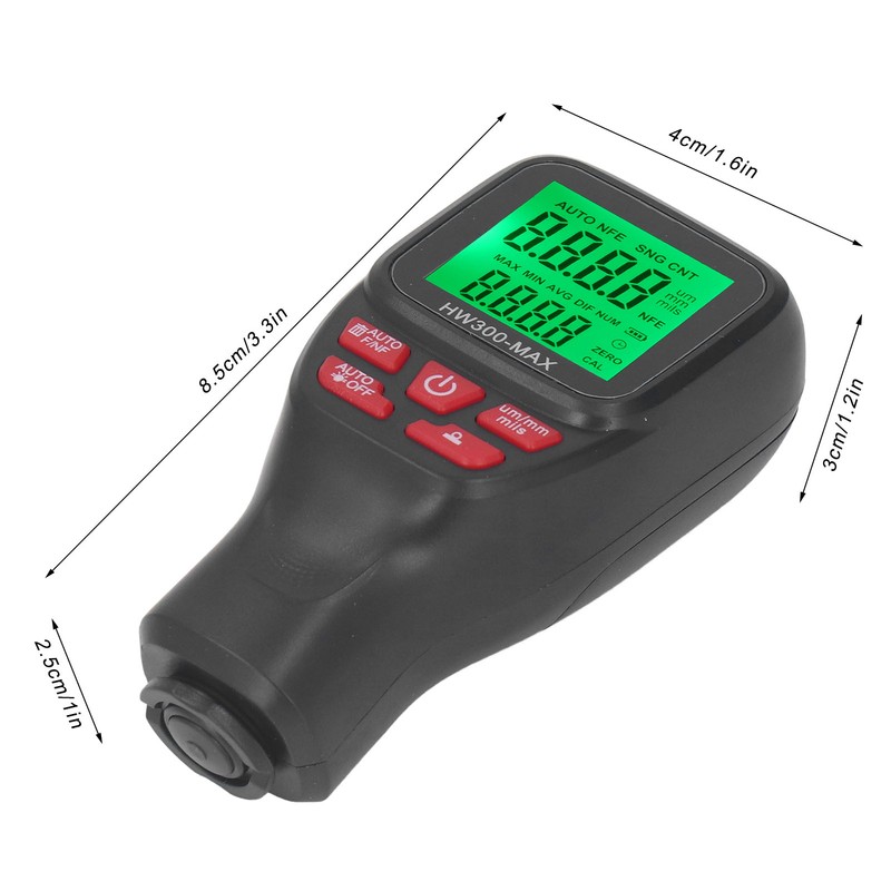 Coating Thickness Tester 0 to 2000UM High Accuracy Efficient Auto