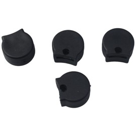 OZXNO 4 pcs Black Thumb Rests Cushion Finger Pretector Rubber Clarinet Oboe Thumb Rest Cushion Protector Musical Instrument Accessories